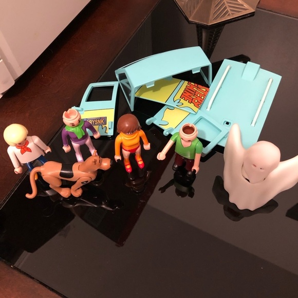 Playmobil 2020 the mystery  machine Scooby Doo Velma Shaggy Fred Daphne Ghost - Picture 10 of 10